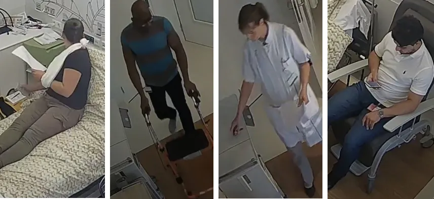 Images from Ouva patient room dataset.