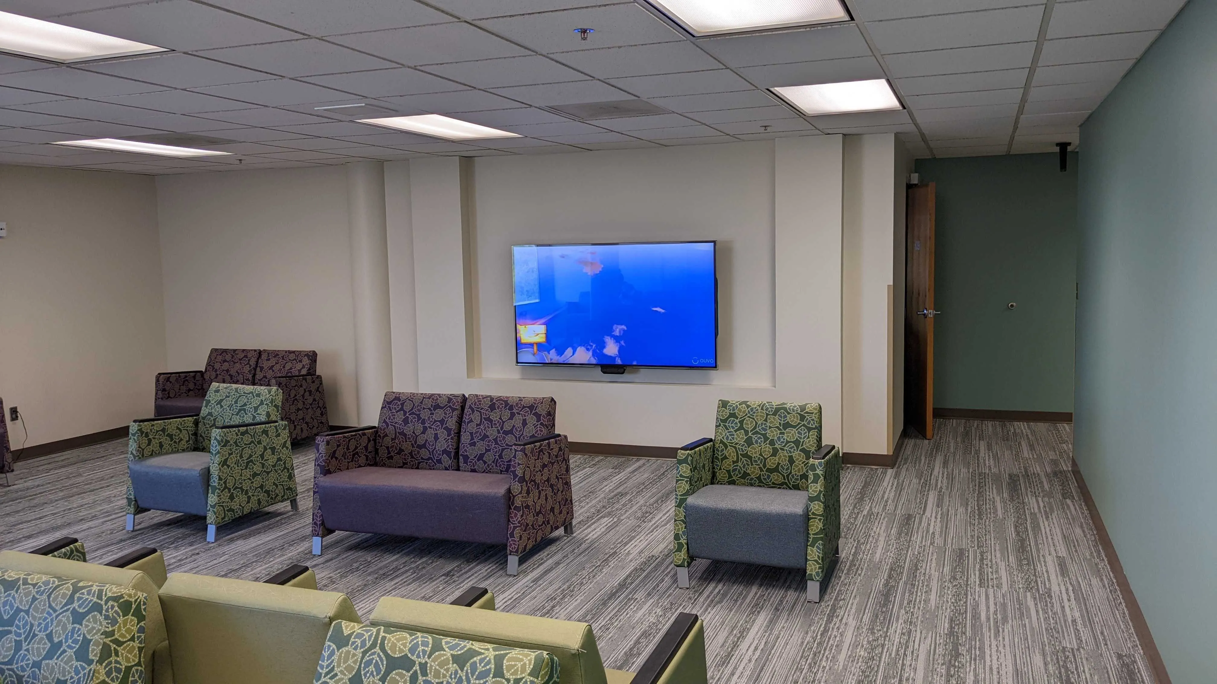 Essentia Health pediatric clinic room with Ouva Sensory Experience
